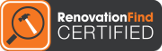 RenovationFind Certified badge.